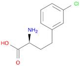 (S)-2-Amino-4-(3-chlorophenyl)butanoic acid