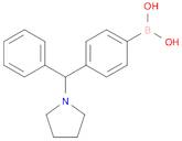 {4-[Phenyl(pyrrolidin-1-yl)methyl]phenyl}boronic acid