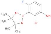 2-Bromo-6-fluoro-3-hydroxyphenylboronic acid pinacol ester