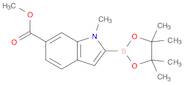 1-Methyl-6-(methoxycarbonyl)indole-2-boronic acid pinacol ester