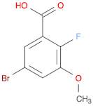 5-Bromo-2-fluoro-3-methoxybenzoic acid