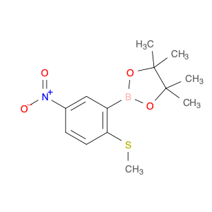 2-Methylthio-5-nitrophenylboronic acid pinacol ester