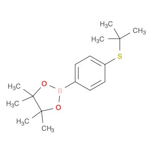 2-[4-(tert-butylsulfanyl)phenyl]-4,4,5,5-tetramethyl-1,3,2-dioxaborolane