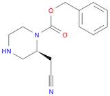 benzyl (2S)-2-(cyanomethyl)piperazine-1-carboxylate