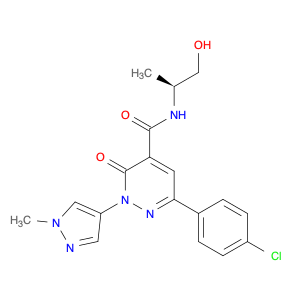 (S)-6-(4-氯苯基)-N-(1-羟基丙烷-2-基)-2-(1-甲基-1H-吡唑-4-基)-3-氧代-2,3-二氢哒嗪-4-羧酰胺