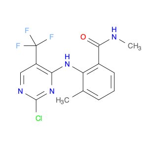 Benzamide, 2-​[[2-​chloro-​5-​(trifluoromethyl)​-​4-​pyrimidinyl]​amino]​-​N,​3-​dimethyl-