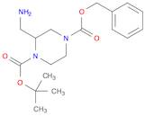 2-(氨基甲基)哌嗪-1,4-二羧酸 4-苄酯 1-叔丁酯