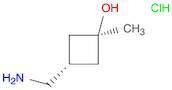 trans-3-Hydroxy-3-methylcyclobutane-1-methamine hydrochloride