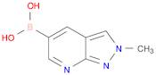 {2-methyl-2H-pyrazolo[3,4-b]pyridin-5-yl}boronic acid