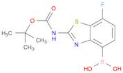 [2-(叔丁氧基羰基氨基)-7-氟-1,3-苯并噻唑-4-基]硼酸