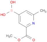 2-(Methoxycarbonyl)-6-methylpyridine-4-boronic acid