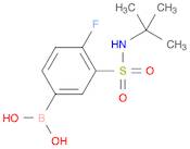 3-(tert-Butylsulfamoyl)-4-fluorophenylboronic acid