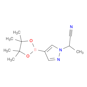 2-[4-(4,4,5,5-Tetramethyl-[1,3,2]dioxaborolan-2-yl)-pyrazol-1-yl]-propionitrile