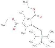 Diethyl 2,4-Dimethyl-5-[(triisopropylsilyl)methylene]-1,3-cyclopentadiene-1,3-dicarboxylate (cis- …