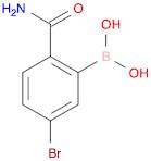 5-Bromo-2-carbamoylphenylboronic acid