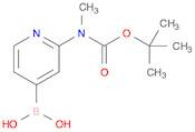 2-{[(tert-butoxy)carbonyl](methyl)amino}pyridine-4-boronic acid