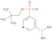 {5-[(2,2-Dimethylpropoxy)sulfonyl]pyridin-3-yl}boronic acid