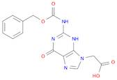 1,6-二氢-6-氧代-2-[[(苯甲氧基)羰基]氨基]-9H-嘌呤-9-乙酸