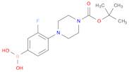 (4-{4-[(tert-Butoxy)carbonyl]piperazin-1-yl}-3-fluorophenyl)boronic acid