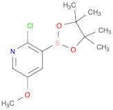 2-Chloro-5-methoxy-3-(tetramethyl-1,3,2-dioxaborolan-2-yl)pyridine