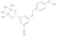 3-(4-Methoxy-benzyloxy)-5-(4,4,5,5-tetramethyl-[1,3,2]dioxaborolan-2-yl)-benzonitrile