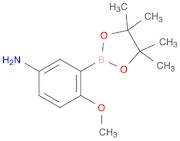 4-Methoxy-3-(tetramethyl-1,3,2-dioxaborolan-2-yl)aniline