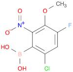 6-Chloro-4-fluoro-3-methoxy-2-nitrophenylboronic acid