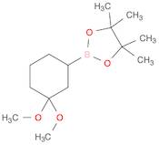 2-(3,3-Dimethoxycyclohexyl)-4,4,5,5-tetramethyl-1,3,2-dioxaborolane