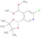 2-Chloro-4-(dimethoxymethyl)pyridine-5-boronic acid pinacol ester