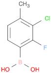 (3-Chloro-2-fluoro-4-methylphenyl)boronic acid