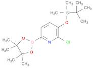 3-t-Butyldimethylsilyloxy-2-chloropyridine-6-boronic acid pinacol ester