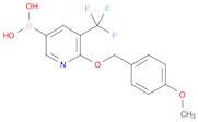 {6-[(4-Methoxyphenyl)methoxy]-5-(trifluoromethyl)pyridin-3-yl}boronic acid