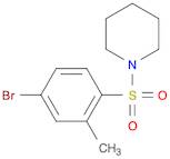 1-(4-bromo-2-methylphenyl)sulfonylpiperidine