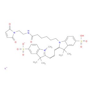 Potassium 2-(3-(1-(6-((2-(2,5-dioxo-2,5-dihydro-1H-pyrrol-1-yl)ethyl)amino)-6-oxohexyl)-3,3-dimeth…