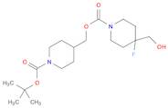 {1-[(tert-butoxy)carbonyl]piperidin-4-yl}methyl 4-fluoro-4-(hydroxymethyl)piperidine-1-carboxylate