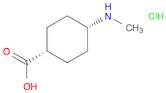 cis-4-(methylamino)cyclohexanecarboxylic acid;hydrochloride
