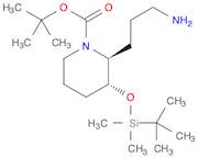 tert-butyl (2S,3R)-2-(3-aminopropyl)-3-[tert-butyl(dimethyl)silyl]oxy-piperidine-1-carboxylate