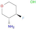 (3R,4R)-4-fluorotetrahydropyran-3-amine;hydrochloride