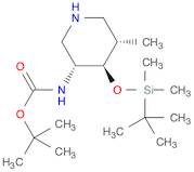 tert-butyl N-[(3R,4R,5S)-4-[(tert-butyldimethylsilyl)oxy]-5-methylpiperidin-3-yl]carbamate