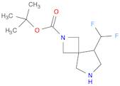 tert-butyl 5-(difluoromethyl)-2,7-diazaspiro[3.4]octane-2-carboxylate