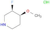 (3R,4S)-3-fluoro-4-methoxy-piperidine;hydrochloride