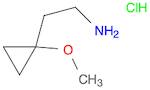 2-(1-methoxycyclopropyl)ethan-1-amine hydrochloride