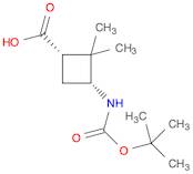 (1S,3R)-3-(tert-butoxycarbonylamino)-2,2-dimethyl-cyclobutanecarboxylic acid