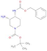 tert-butyl (3S,4R)-3-amino-4-{[(benzyloxy)carbonyl]amino}piperidine-1-carboxylate