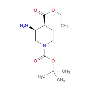O1-tert-butyl O4-ethyl (3S,4S)-3-aminopiperidine-1,4-dicarboxylate