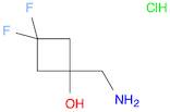 1-(aminomethyl)-3,3-difluoro-cyclobutanol;hydrochloride