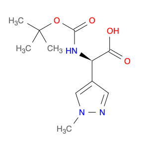 (2R)-2-{[(tert-butoxy)carbonyl]amino}-2-(1-methyl-1H-pyrazol-4-yl)acetic acid