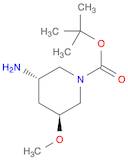 tert-butyl (3S,5S)-3-amino-5-methoxypiperidine-1-carboxylate