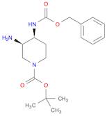 tert-butyl (3R,4S)-3-amino-4-{[(benzyloxy)carbonyl]amino}piperidine-1-carboxylate