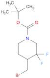 tert-butyl 4-(bromomethyl)-3,3-difluoropiperidine-1-carboxylate